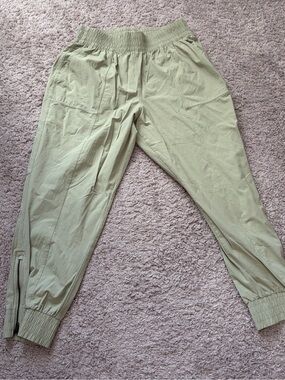 Calia Light Green Elastic Waist Jogger Pants